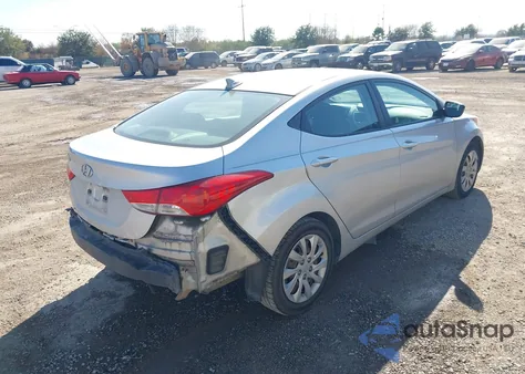 2012 Hyundai Elantra Gls from USA, damaged, VIN KMHDH4AE9CU423888